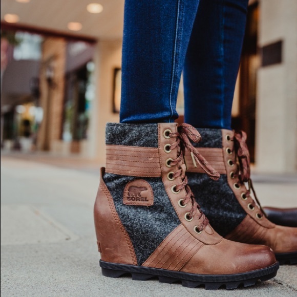 Sorel Shoes - Sorel // Lexie Wedge Boot in Tobacco